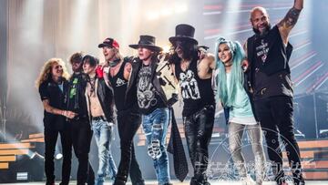 Concierto de Guns N' Roses en Argentina.
