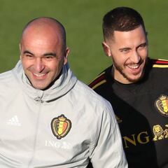 Roberto Martínez: "Hazard es un verdadero líder"