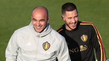 Roberto Martínez: "Hazard es un verdadero líder"