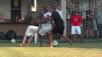 Real Madrid: Vinicius bamboozles pals in barefoot kickabout