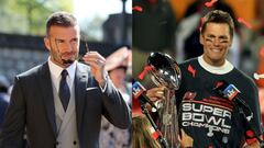 Los siete anillos de Tom Brady son el claro ejemplo de trabajo duro, dedicaci&oacute;n y liderazgo; as&iacute; fue como David Beckham describi&oacute; lo hecho por el quarterback de Tampa Bay.