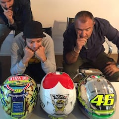 Rossi y el diseño del casco de Mugello: "¿Y ahora qué?