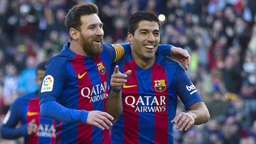 Messi y Luis Suárez