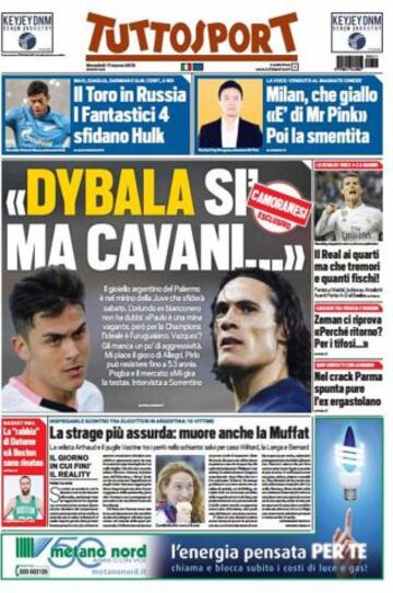 Portadas de la prensa deportiva