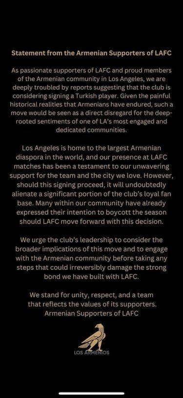 El fichaje del LAFC que podra dividir a su aficin