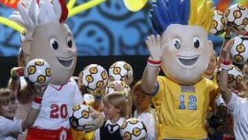 Dos gemelos serán las mascotas de la Euro 2012