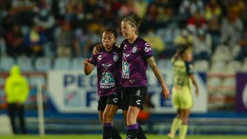 during the game Pachuca vs America, corresponding to First leg match of Quarterfinals of the Torneo Clausura Grita Mexico C22 of Liga BBVA MX Femenil, at Hidalgo Stadium, on May 05, 2022.
<br><br>
durante el partido Pachuca vs America, correspondiente al partido de Ida de Cuartos de Final del Torneo Clausura Grita Mexico C22 de la Liga BBVA MX Femenil, en el Estadio Hidalgo, el 05 de Mayo de 2022.