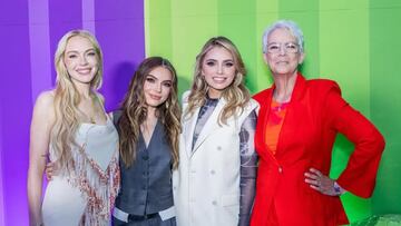 El inesperado encuentro de Angélica Rivera y Sofía Castro con Lindsay Lohan y Jamie Lee