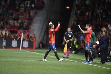 Debut de Unai Núñez. El jugador vizcaíno sustituyó a Sergio Ramos.