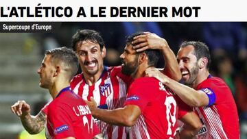 Portada de L'Equipe sobre la Supercopa de Europa.
