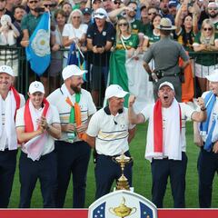 Así queda el palmarés de la Ryder Cup de golf tras la victoria de Europa