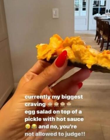 El extra?o antojo de Hailey Bieber durante su embarazo: ¡°?Eso se come?¡±