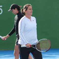 Conchita Martínez, aislada en Doha al dar positivo en COVID