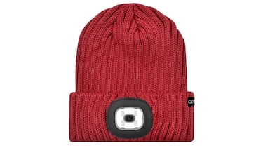 Así es el gorro con luz led ideal para caminar o correr por la noche