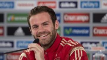 Mata: "A De Gea le viene bien estar aquí. Será profesional"