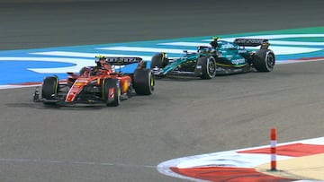 Sainz y Alonso, en Bahréin.