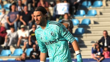 Miguel ?ngel Rom¨¢n, con la Ponferradina.