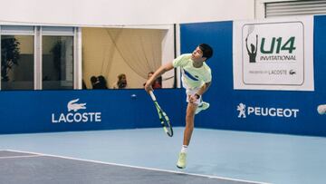 Carlos Alcaraz gana la final del 'Mini Masters' sub-14