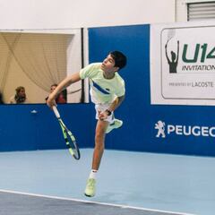 Carlos Alcaraz gana la final del 'Mini Masters' sub-14