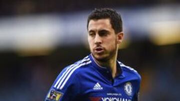 El futbolista belga Eden Hazard, durante un partido con el Chelsea.