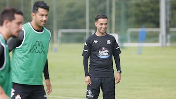 Entrenamiento Deportivo de La Coru&ntilde;a. Borja Jim&eacute;nez