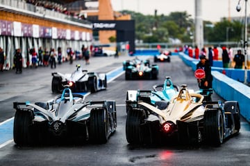 Stoffel Vandoorne y Jean-Eric Vergne.