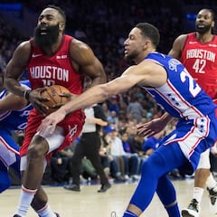Los puntos de Harden y el debut de Faried no sirven en Filadelfia