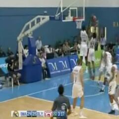 Tarjeta de presentación de Garuba al Olympiacos: ¡tapón descomunal con 16 años!