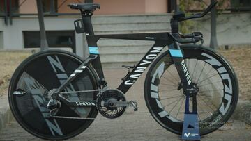 La nueva bicicleta para contrarreloj de Superman López