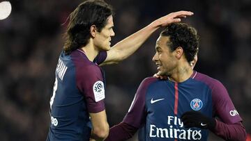 Neymar y el PSG destruyen al Dijon y Cavani alcanza a Ibra