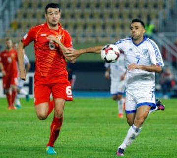 Israel se impuso 2-1 frente a Macedonia fuera de casa. 