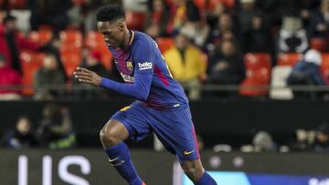Yerry Mina por su primer partido de Titular en el Barcelona