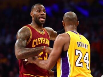 LeBron James y Kobe Bryant.