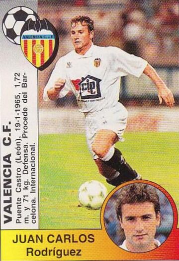 Jugó en el Valencia la temporada 94/95
