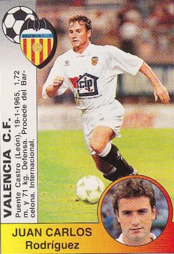 Jugó en el Valencia la temporada 94/95