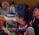 ¡Basquetbolista le dio un duro golpe a hincha que lo insultó!