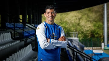 Miguel Loureiro, posando para AS en Abegondo.