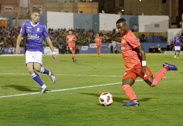 Vinicius in action against Melilla.