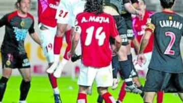 <b>DEBUT. </b>El Nàstic jugará su primer partido de Liga en Murcia.