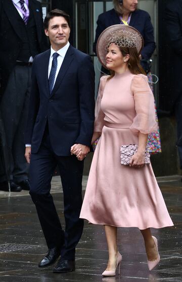 El primer ministro de Canadá, Justin Trudea, y su esposa, Sophie Trudeau.