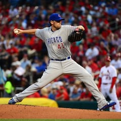 John Lackey y los Cubs vencen en su visita a St. Louis