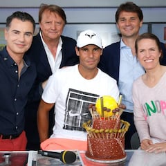 Nadal, tan buenos números como Federer con 32 años