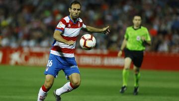 V&iacute;ctor D&iacute;az, capit&aacute;n del Granada, habl&oacute; antes de viajar a Albacete.