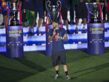 Segundo triplete con el Barcelona.