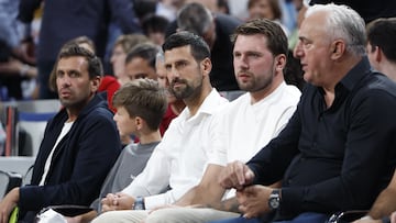 16/04/26 PARTIDO BALONCESTO ULTIMA JORNADA
EUROLEAGUE EUROLIGA REGULAR SEASON ROUND 38
REAL MADRID - ESTRELLA ROJA
LUKA DONCIC NOVAK DJOKOVIC