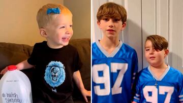 Heartfelt support: young fans send love and encouragement to injured Lions star Aidan Hutchinson