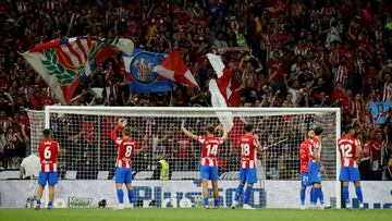 Aficionados del Atlético.