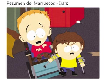 Marruecos e Irán no aburrieron en los memes