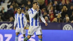 Mira los goles de la remontada de Real Sociedad ante Levante