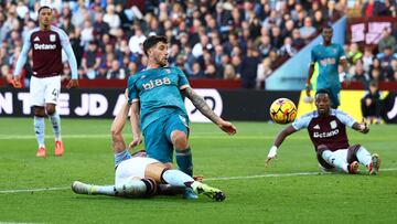 Durán contagia a Aston Villa en empate ante Bournemouth
